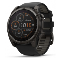 product image: Garmin Fenix 8 Solar Sapphire graphit/titan carbongrau DLC (010-02907-11)