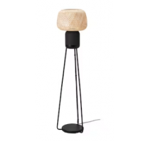 product image: Ikea Standleuchte mit WiFi-Speaker, Bambus